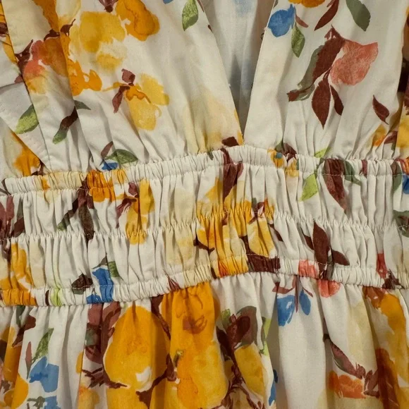 Abercrombie & Fitch Flutter Sleeve Midi Dress - Picture 12 of 12